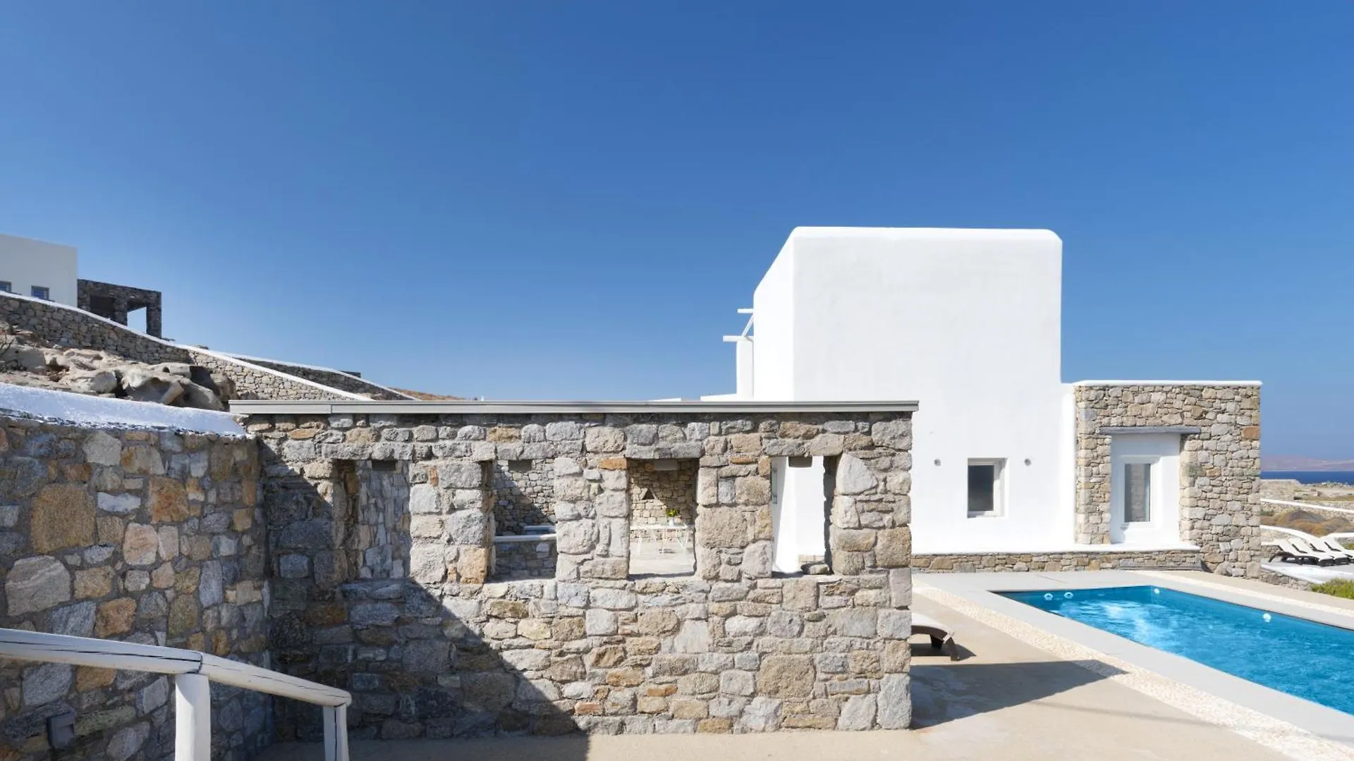 New!! The Mykonian Sunset Villas - 10Min From Town Agios Ioannis Diakoftis