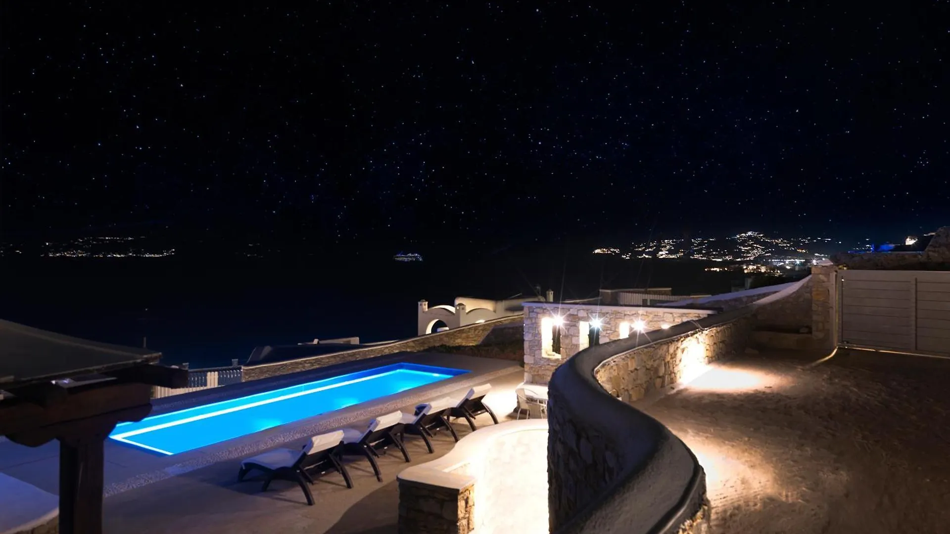 New!! The Mykonian Sunset Villas - 10Min From Town Agios Ioannis Diakoftis