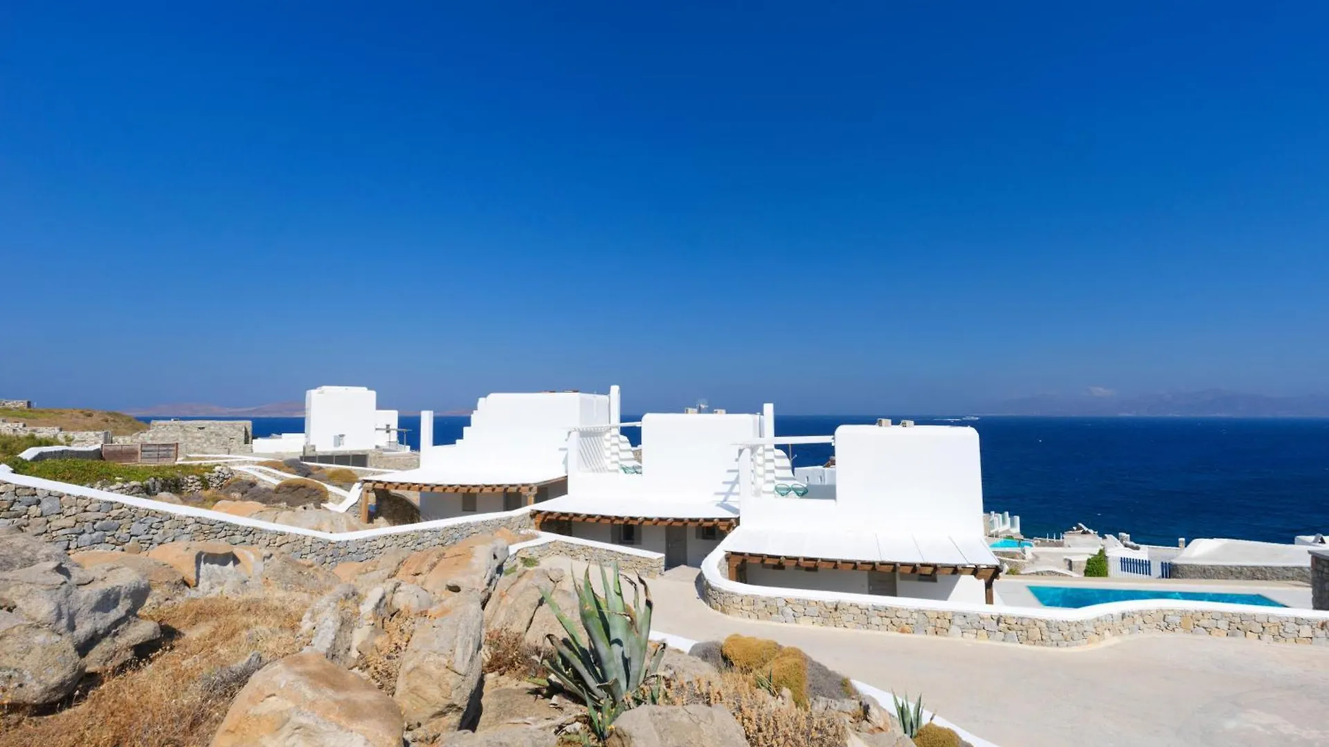 New!! The Mykonian Sunset Villas - 10Min From Town Agios Ioannis Diakoftis
