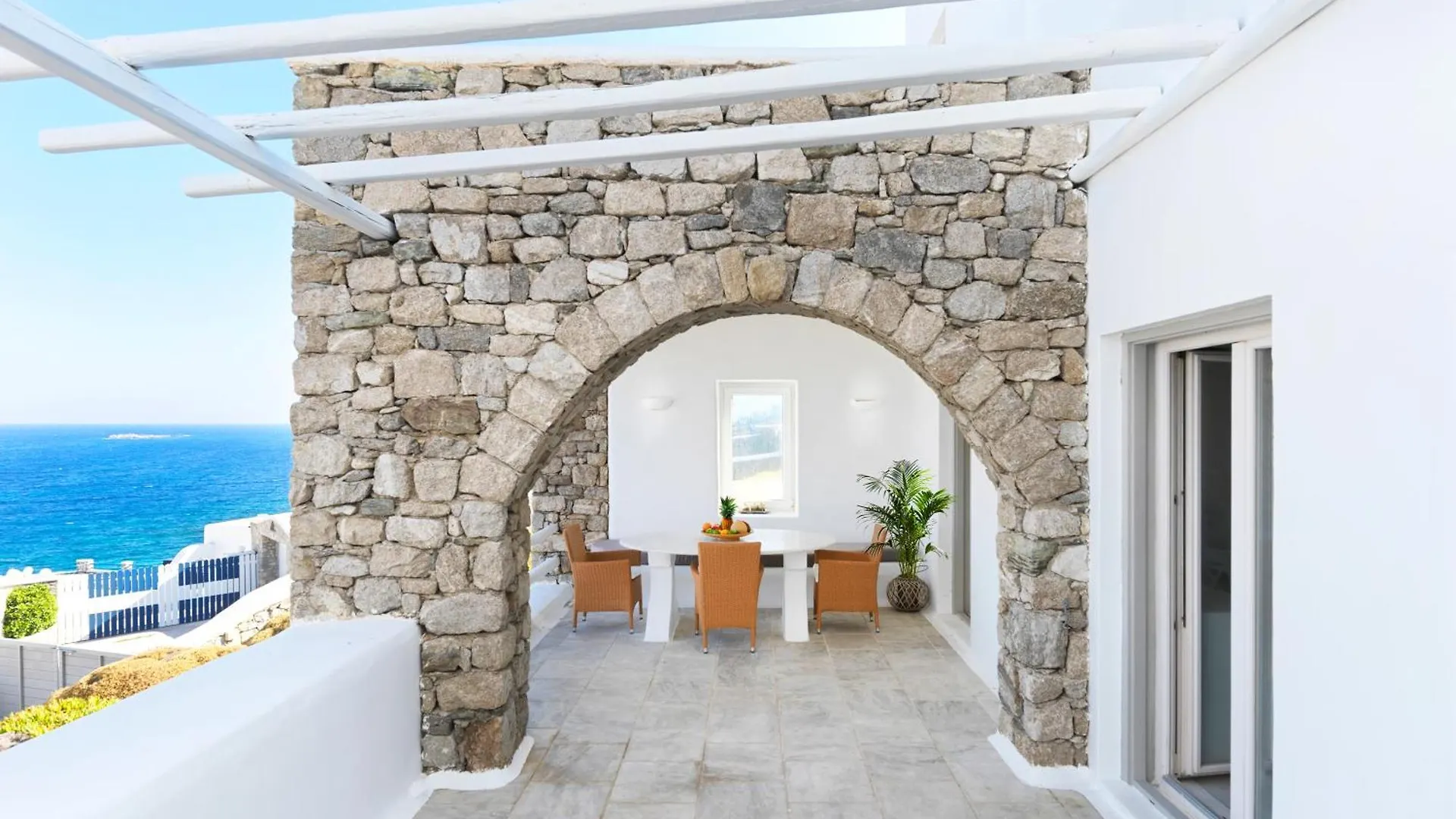New!! The Mykonian Sunset Villas - 10Min From Town Agios Ioannis Diakoftis