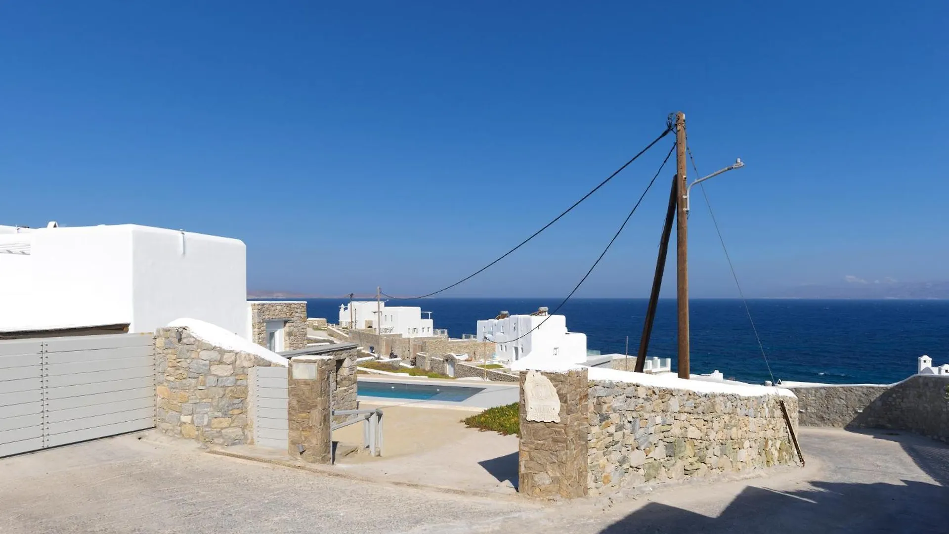 New!! The Mykonian Sunset Villas - 10Min From Town Agios Ioannis Diakoftis
