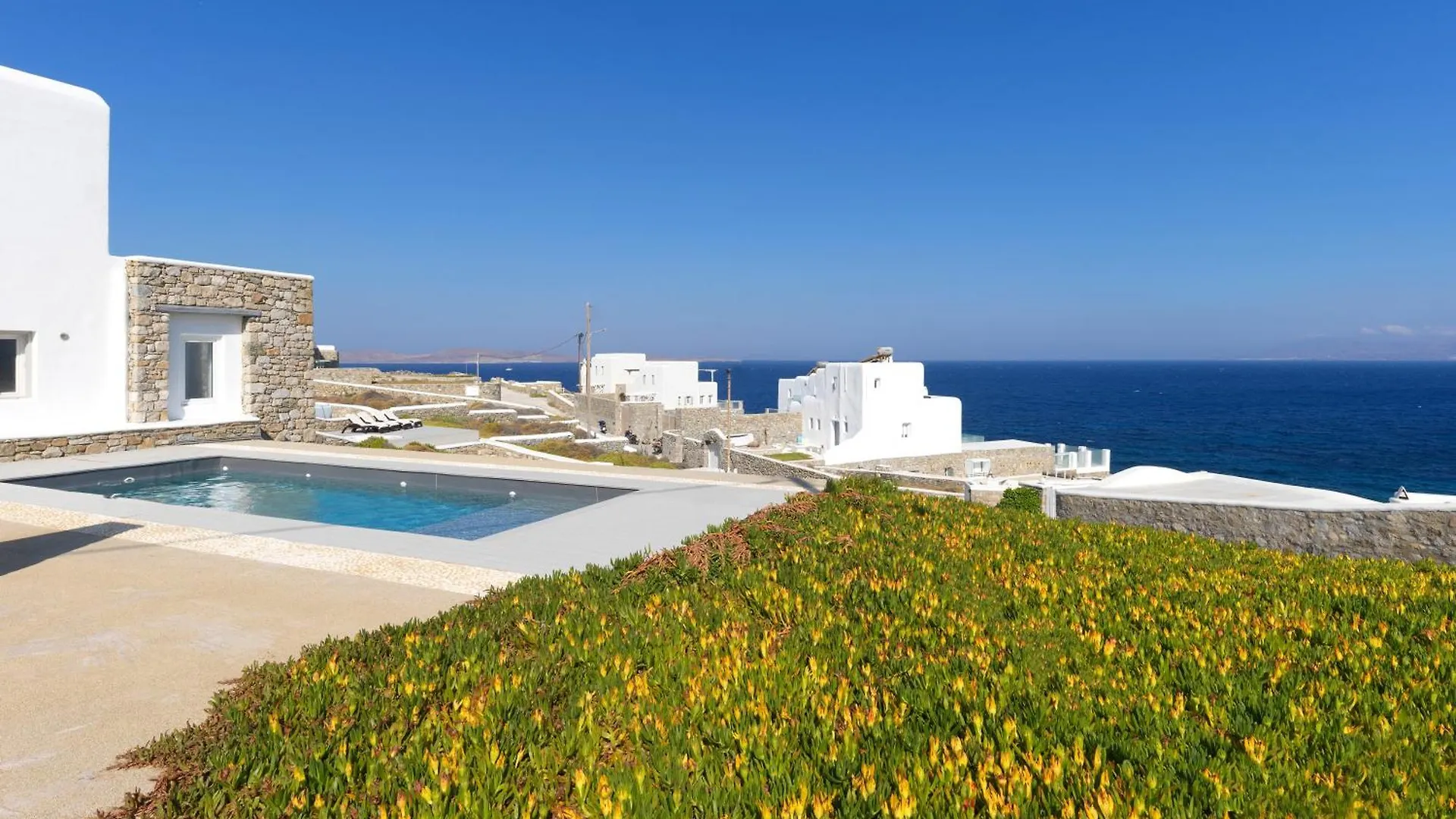 New!! The Mykonian Sunset Villas - 10Min From Town Agios Ioannis Diakoftis