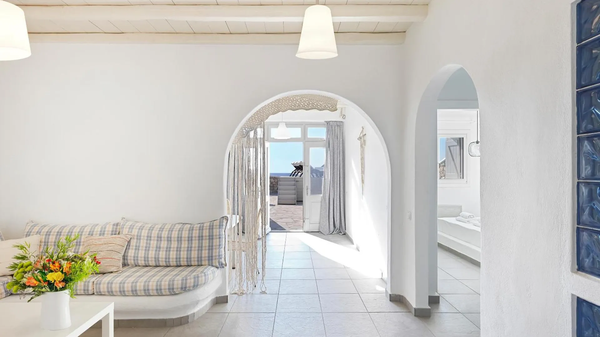 New!! The Mykonian Sunset Villas - 10Min From Town Agios Ioannis Diakoftis 0*,